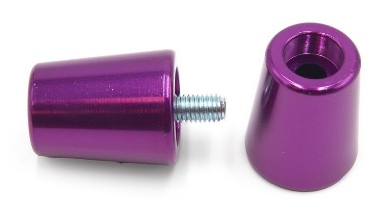Juego contrapesos aluminio KAWASAKI. Lila