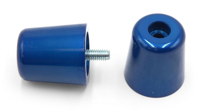 Contrapesos de manillar V PARTS Aluminio Piaggio Azul