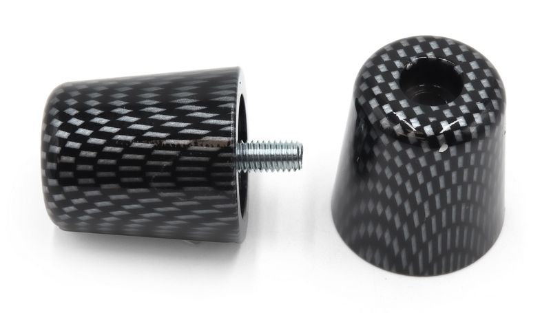 Contrapesos de manillar V PARTS Aluminio Piaggio Carbono