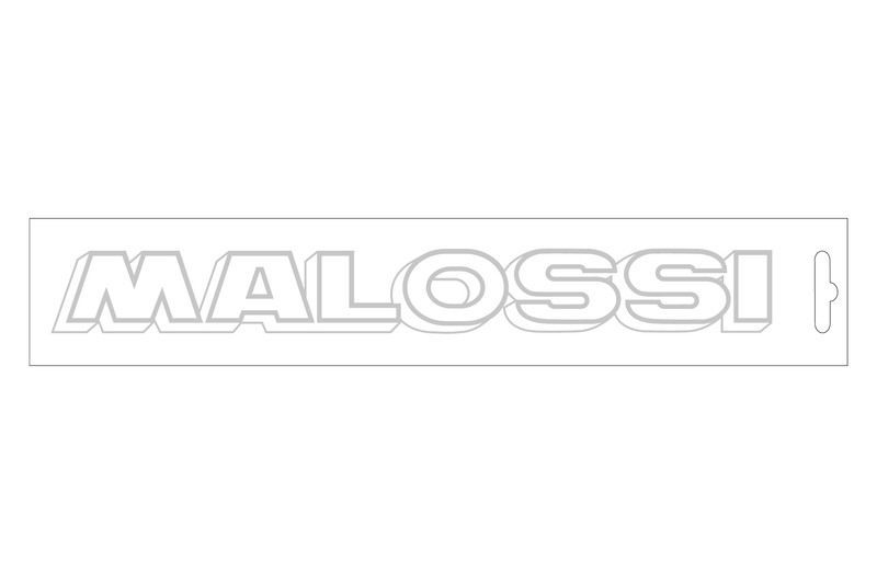 Adhesivo MALOSSI Logo 22cm - Cromado