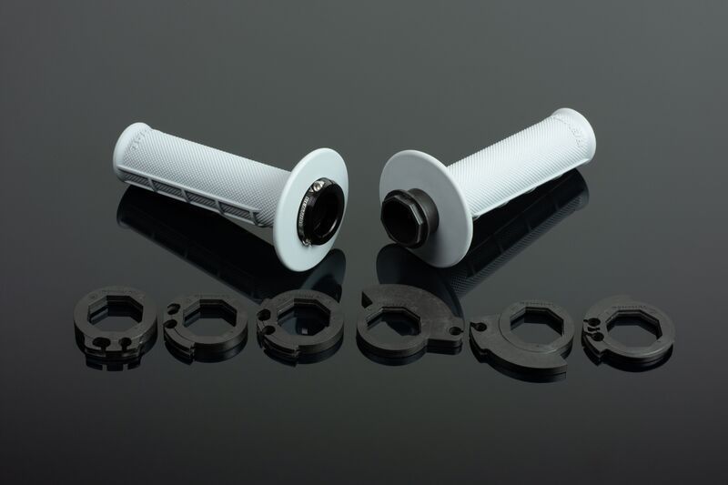 Puños RENTHAL MX Lock-On taper - Medio cuadradillo