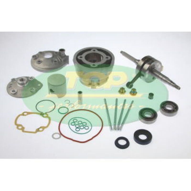 Kit de cilindro + cigüeñal TOP PERFORMANCES Maxi Kit TPR aluminio 86cc Ø50mm C44mm - Minarelli / Yamaha Horizontal LC