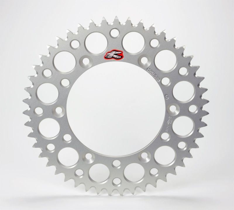 Corona RENTHAL aluminio ultraligera autolimpiable 121U - Paso 420