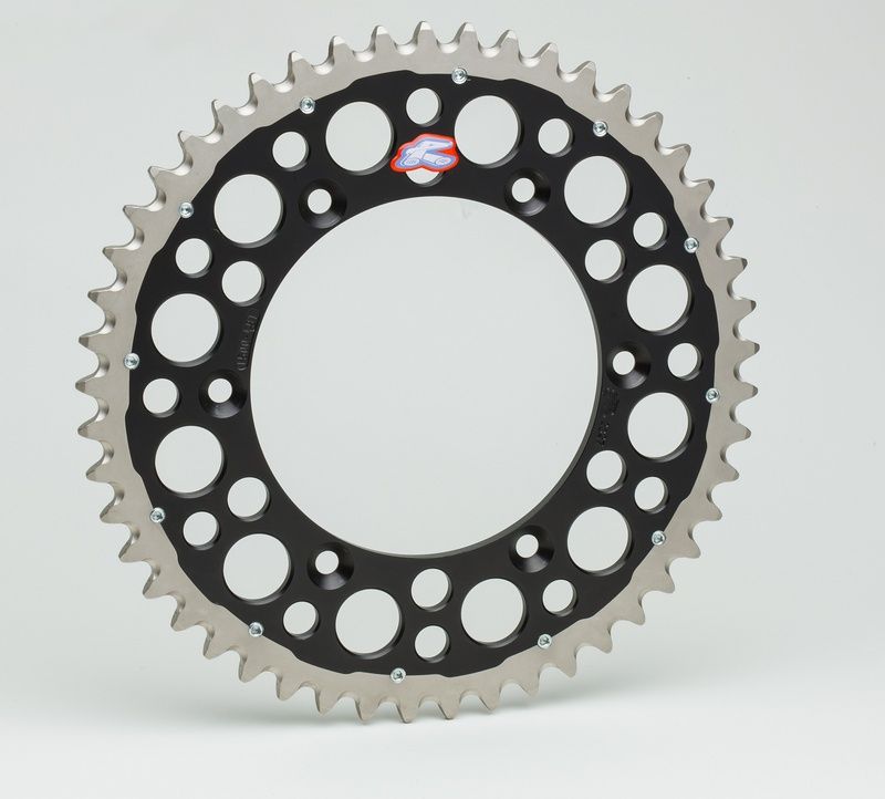 RENTHAL Twinring Aluminium Ultra-Light Self-Cleaning Hard Anodized Rear Sprocket 1230 - 520
