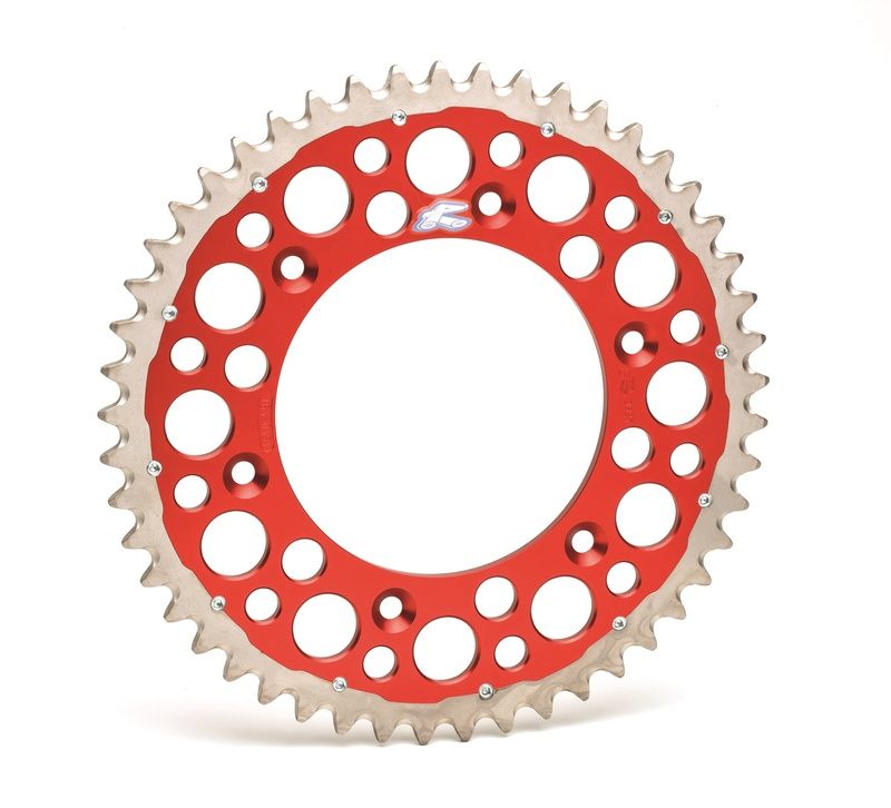 RENTHAL Twinring Aluminium Ultra-Light Self-Cleaning Hard Anodized Rear Sprocket HA - 520