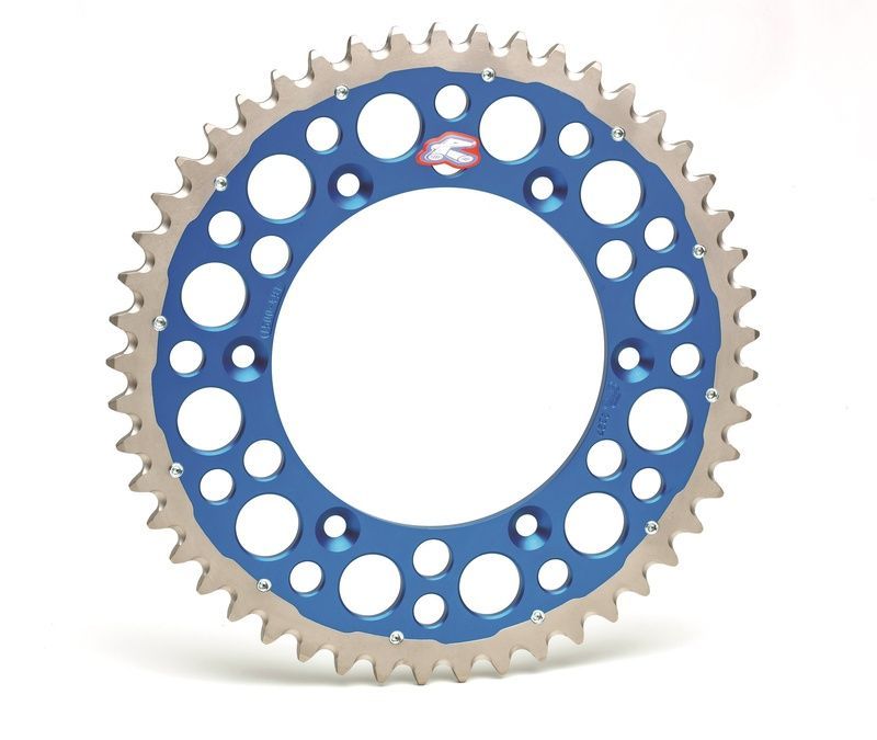 RENTHAL Twinring Aluminium Ultra-Light Self-Cleaning Hard Anodized Rear Sprocket HA - 520