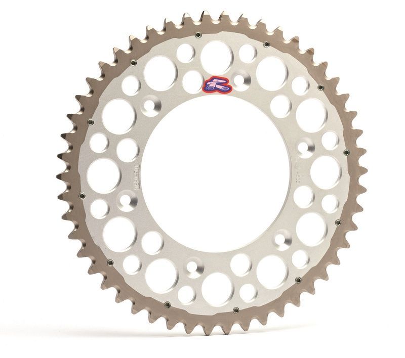 RENTHAL Twinring Aluminium Ultra-Light Self-Cleaning Hard Anodized Rear Sprocket HA - 520