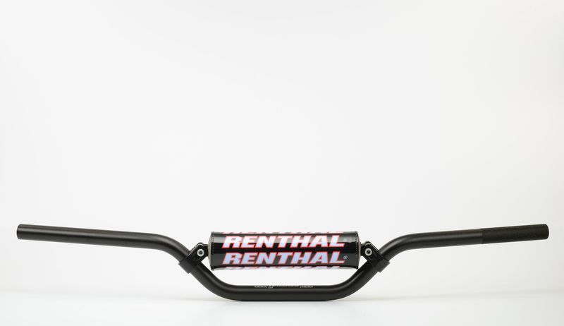 Manillar RENTHAL MX SX65 new black con protector negro 823-01-BK-09-219