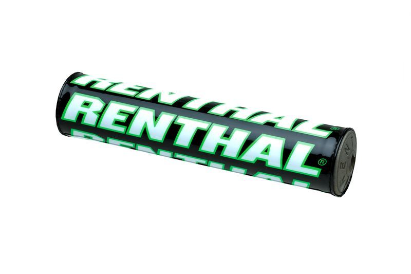 Protector/Morcilla de manillar Renthal Team Issue SX 240mm Negro Blanco Verde