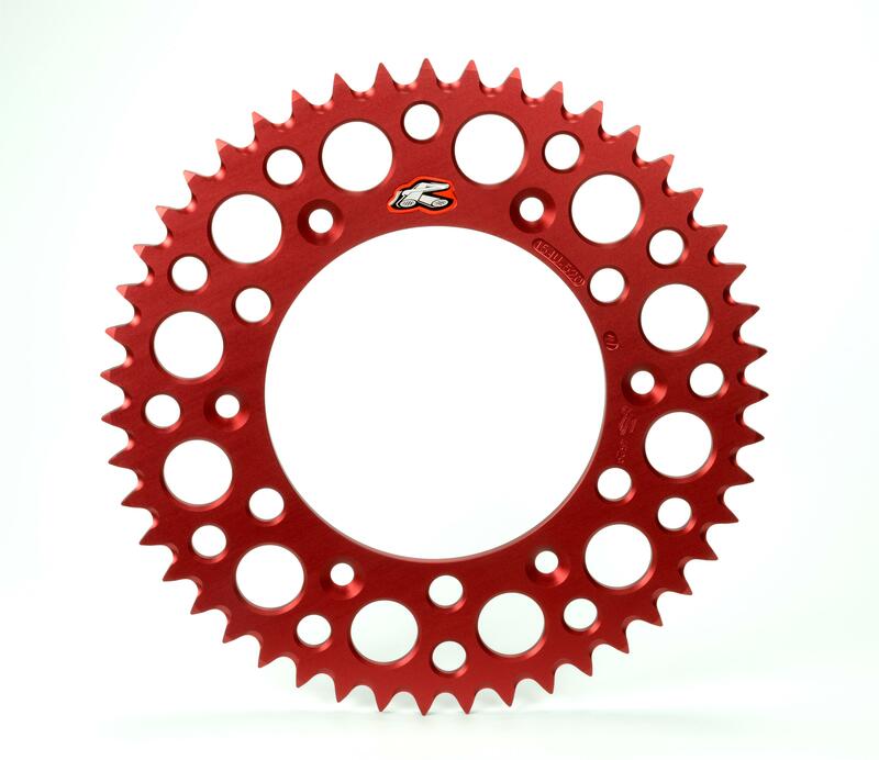 Corona RENTHAL aluminio ultraligera autolimpiable 154U - Paso 520