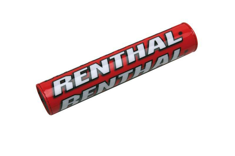 Protector/Morcilla barra superior de manillar Renthal rojo 216mm P225