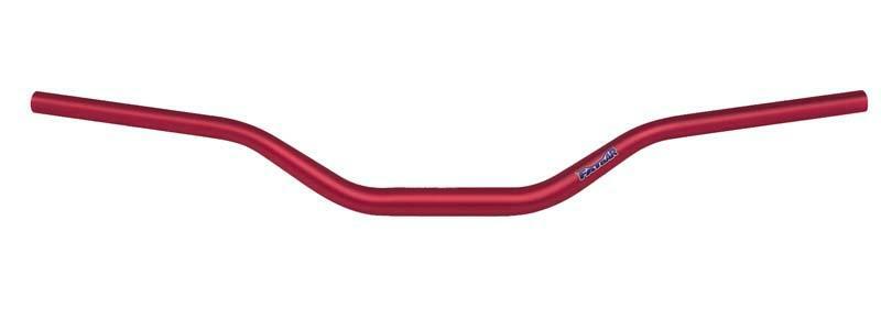 Manillar Renthal Fatbar Carmichael rojo con protector negro 604-01-RD