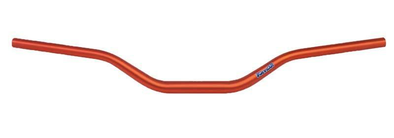Manillar Renthal Fatbar Carmichael naranja con protector negro 604-01-OR