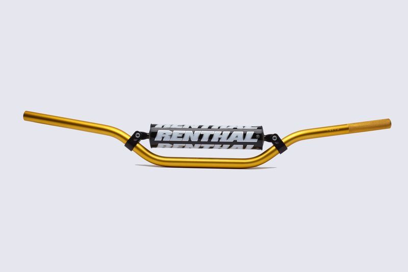 Manillar Renthal 693 Classic Enduro 22,2 oro con protector negro