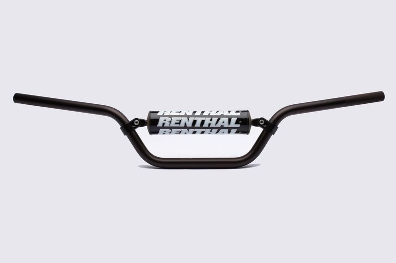Manillar Renthal quad Yamaha bajo negro con protector negro 794-01-BK-04-227