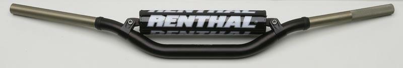 Manillar Renthal Twinwall Carmichael alto negro con protector negro 922-01-BK-07-185