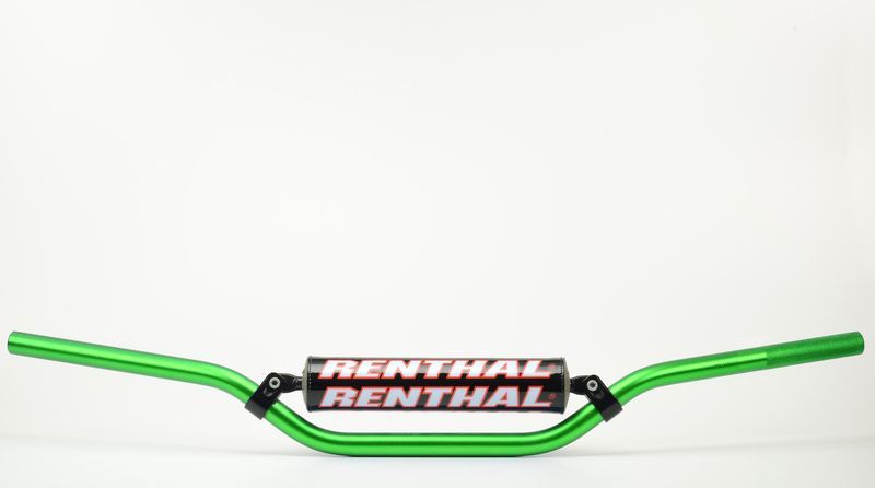 Manillar Renthal motocross Carmichel verde con protector negro 971-08-GN-01-185