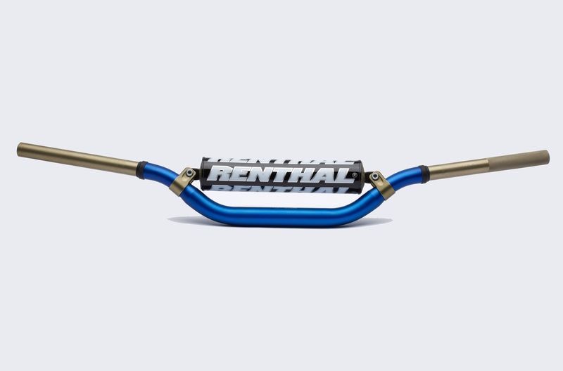Manillar Renthal Twinwall KTM high azul con protector negro 994-01-BU-02-184