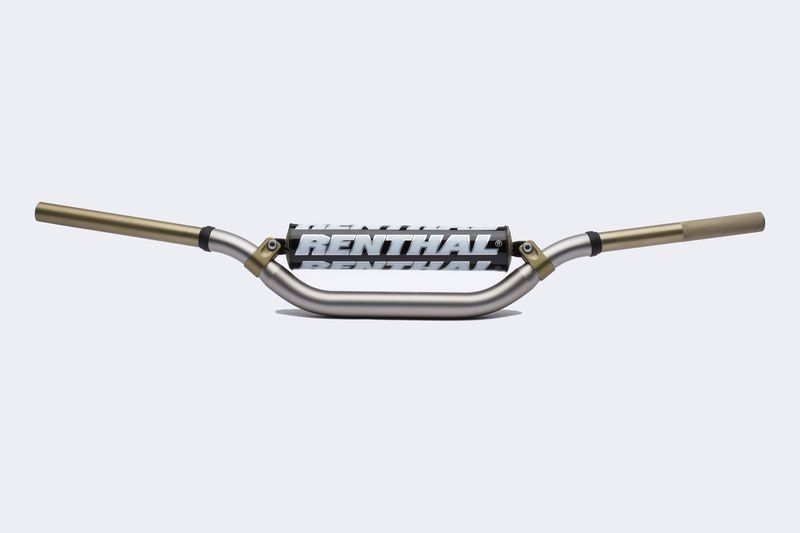 Manillar Renthal Twinwall KTM high titanio con protector negro 994-01-TG-02-185