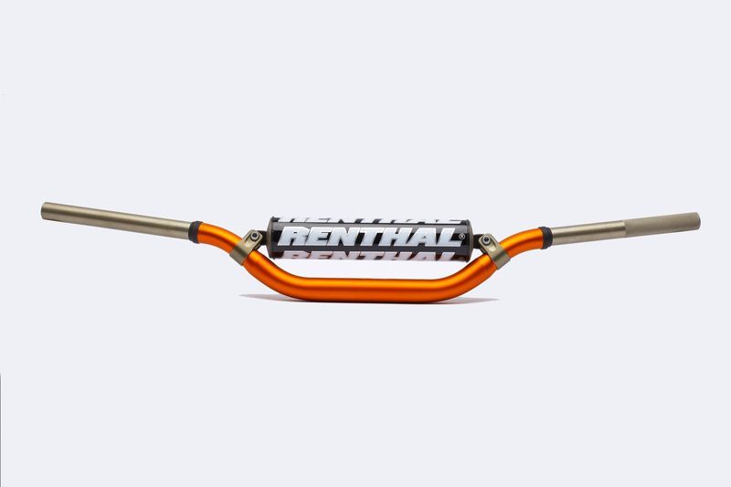 Manillar Renthal Twinwall 994 KTM high naranja con protector negro