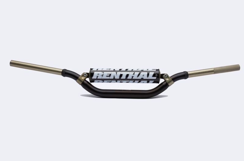 Manillar Renthal Twinwall Reed/Windham negro con protector negro 998-01-BK-02-185