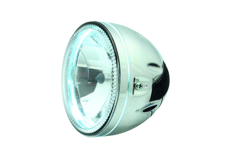 Faro delantero BIHR marco LED cromado