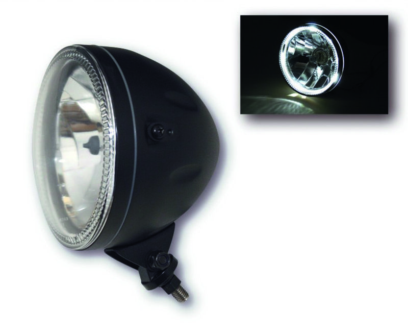 Faro delantero BIHR marco LED negro