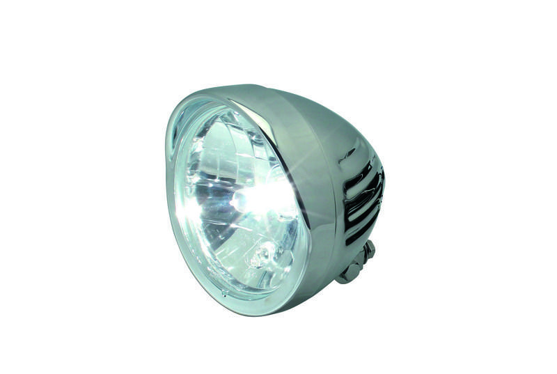 Faro delantero BIHR con tapa cromada