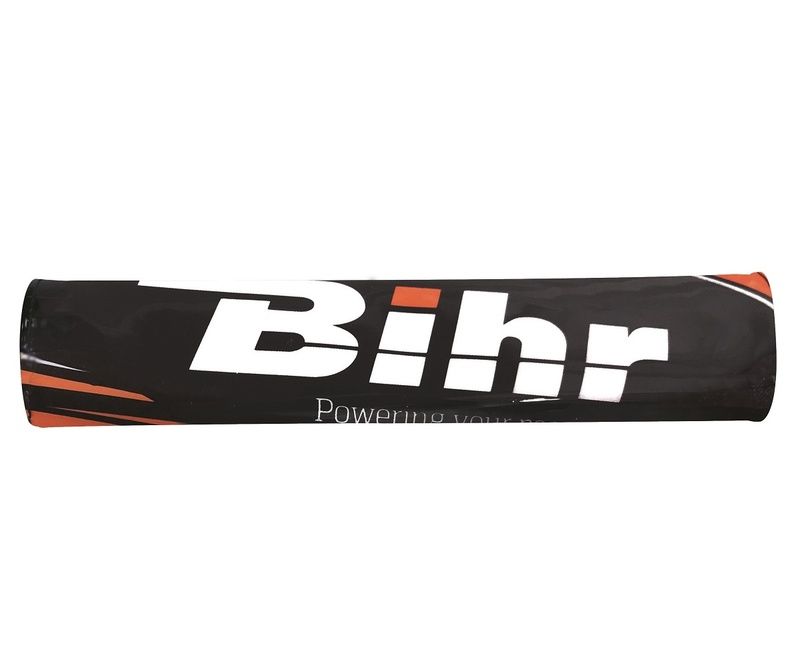 Morcilla protectora BIHR para manillar con barra negro/rojo