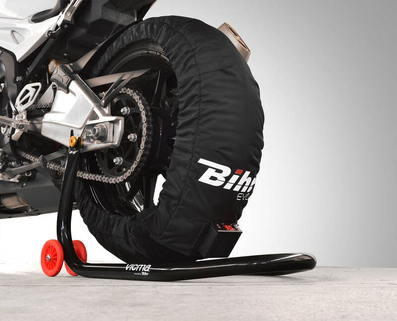 Calentadores BIHR Home Track EVO2 programables para neumáticos de hasta delantero 120 / Trasero 150-165mm