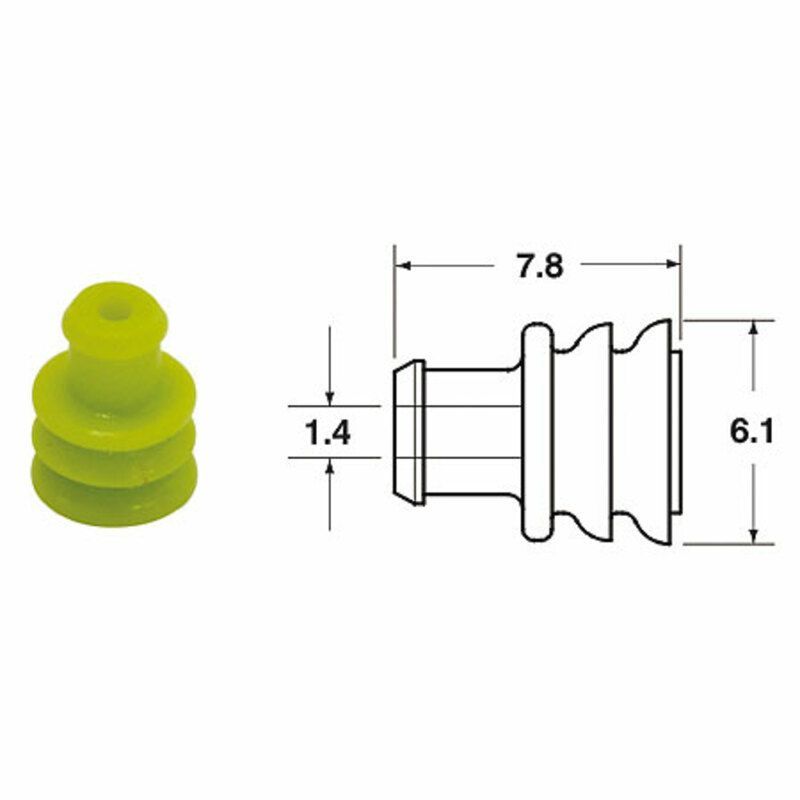 Junta silicona generico BIHR Ø1,4mm amarillo
