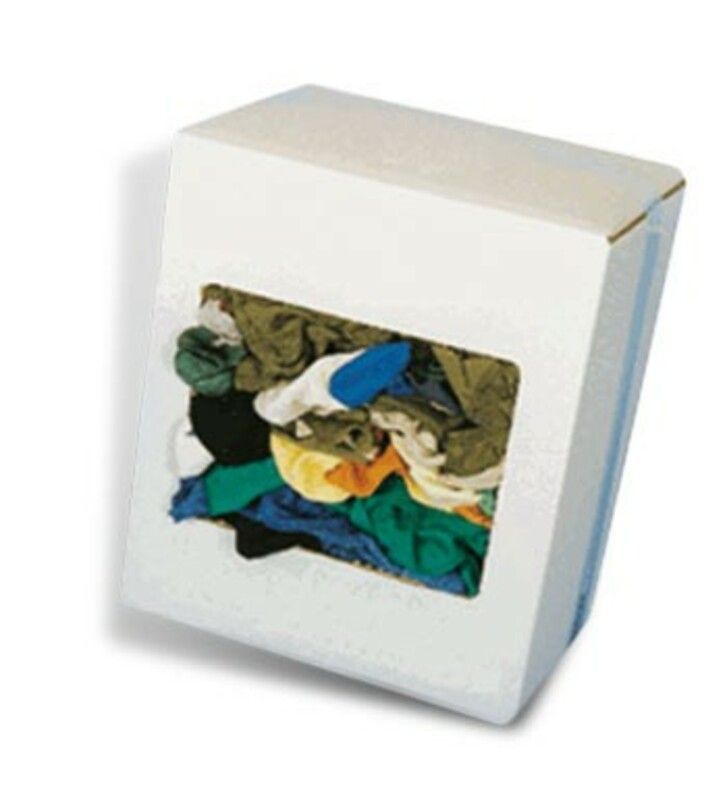 Caja de 10 kg de trapos de algodón BIHR