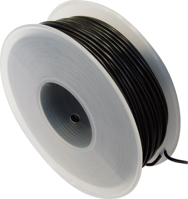 Cable eléctrico BIHR 1mm² - 25m - Negro