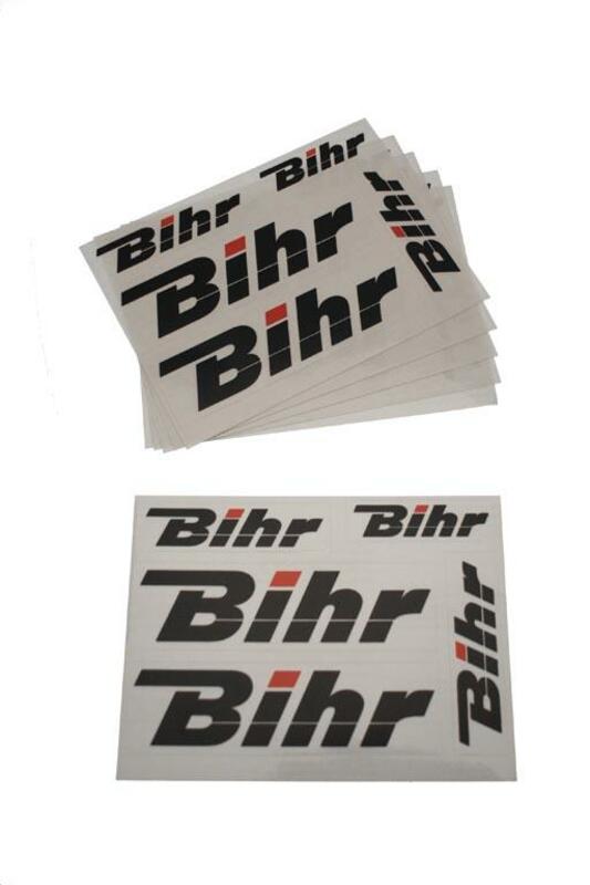 Hoja de Adhesivos BIHR Negro