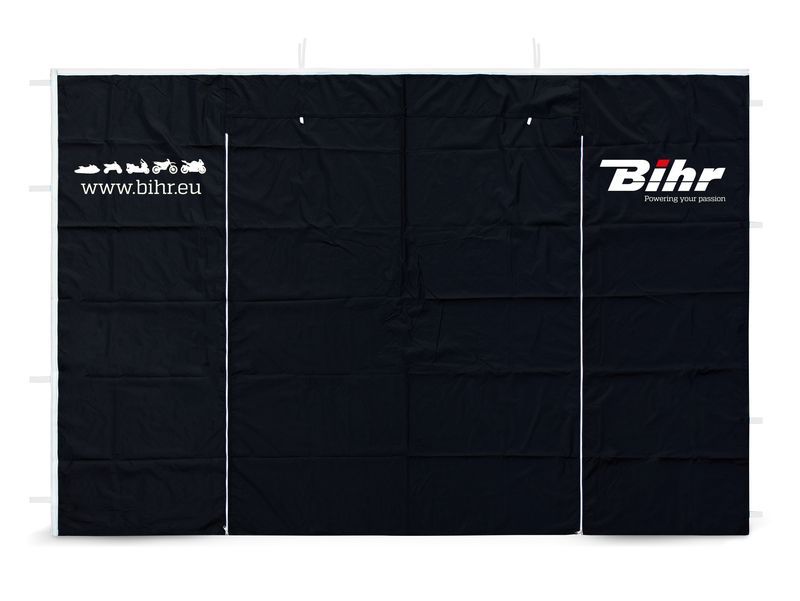 Pared con puerta para carpa Bihr 3m x 3m