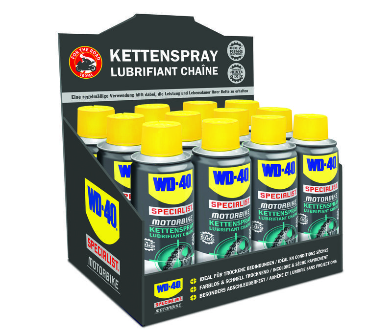 Grasa de cadena spray para bicicleta WD-40 Specialist® Spray 100ml 12unidades
