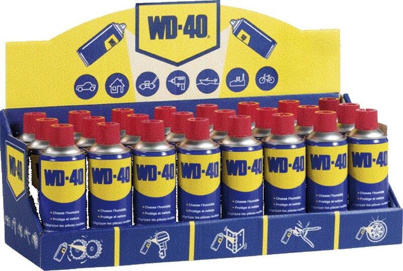 Expositor display 24pzs Multiusos WD-40 Spray 400 ml