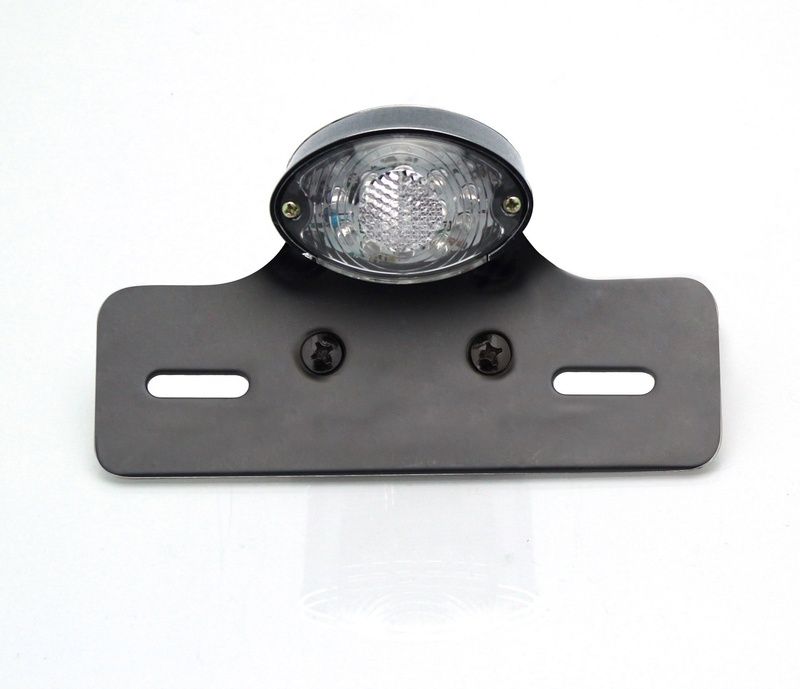 Piloto + soporte de matricula negro universal V PARTS