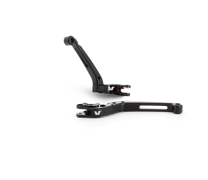 Juego de manetas plegables CNC V PARTS 177mm