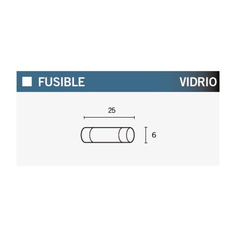 Caja de 100 fusibles 15A 25MM