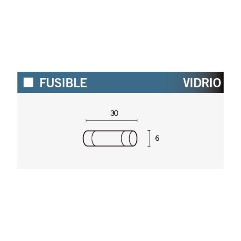 Caja de 100 fusibles 10A 30MM