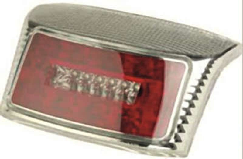 Piloto trasero V PARTS LED tipo R8 cromado MBK/Yamaha