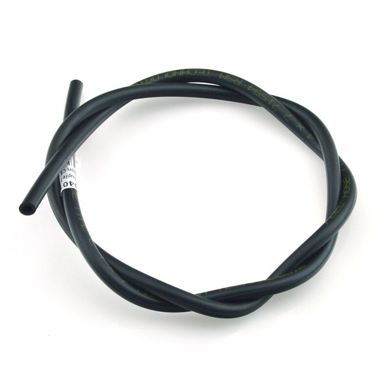 Rollo 10m Macarrón de gasolina TECNIUM Neopreno Color negro Ø3x5