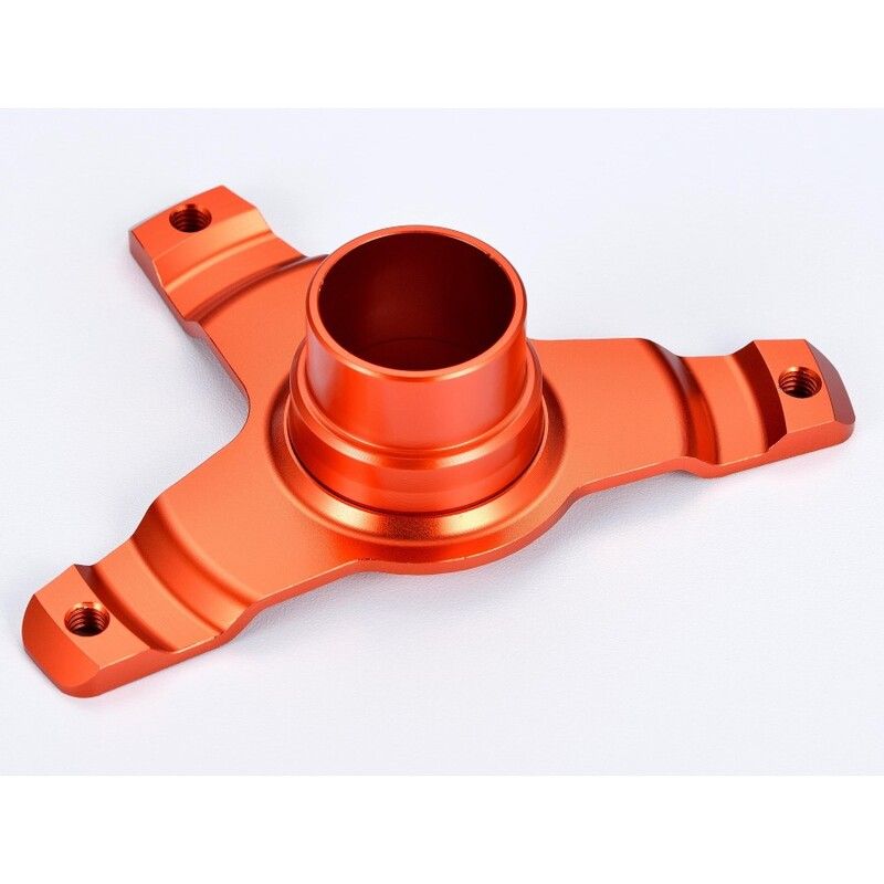 Soporte protector disco delantero naranja delantero ktm