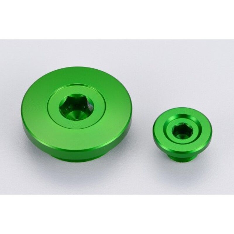 Tapon motor verde Kawasaki