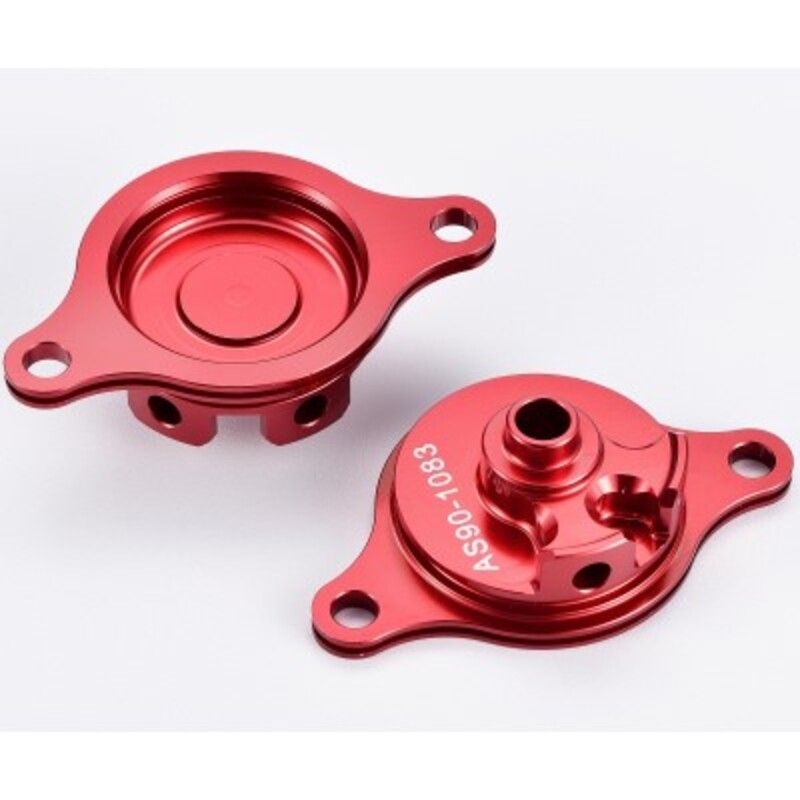 Tapa filtro de aceite rojo Honda