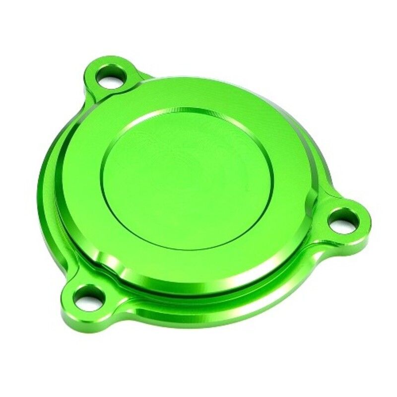 Tapa filtro de aceite verde Kawasaki