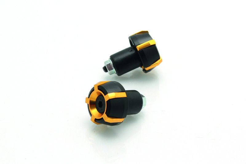 Contrapesos manillar V PARTS Spark Ø18mm negro/Oro