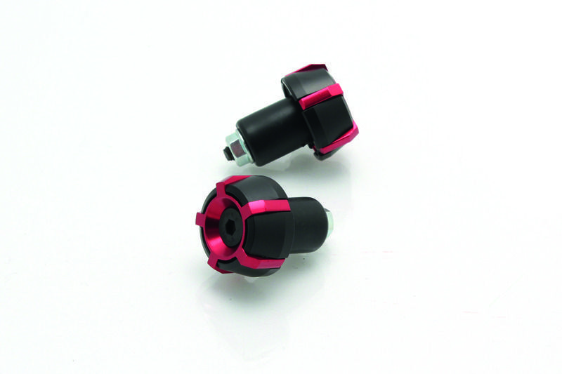 Contrapesos manillar V PARTS Spark Ø18mm negro/rojo