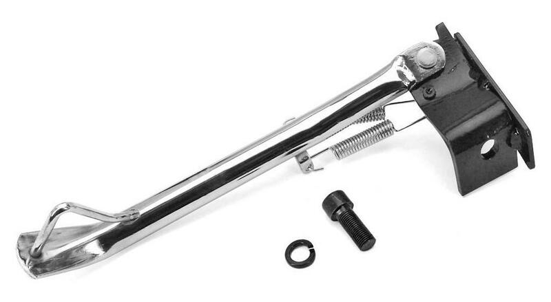 Caballete lateral V PARTS cromado